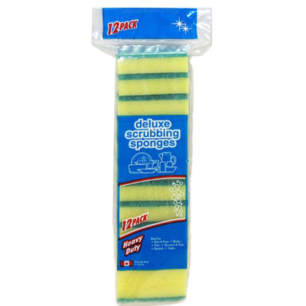 Deluxe Scrubbing Sponges 12pcs