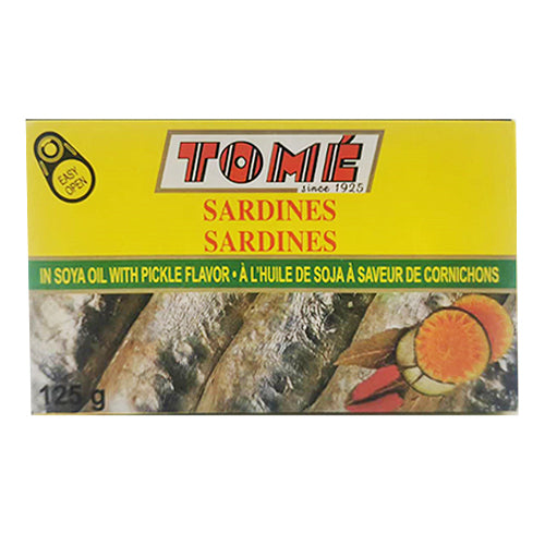 Tome Portugese Sardines in Soya Oil with Pickle Flavor 125g