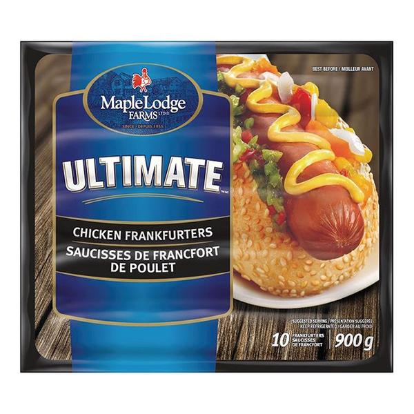 Maplelodge Ultimate Chicken Frankfurters 900g