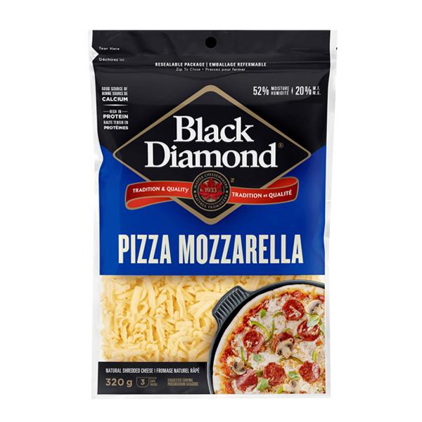 Black Diamond Shredded Cheese-Pizza Mozzarella 346g