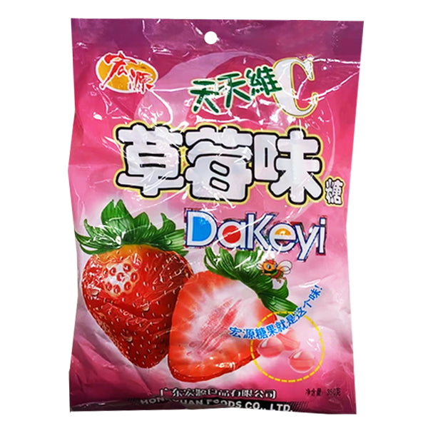 Hongyuan Strawberry Candy 350g