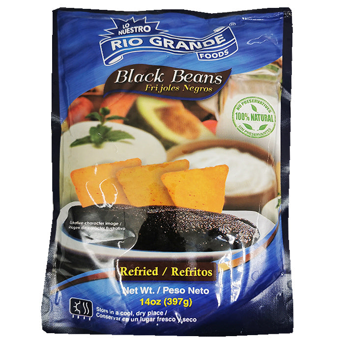 Rio Grande Refried Black Beans 397g