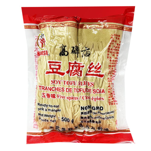 Soy Tofu Slices-Five Spices Flavor 500g