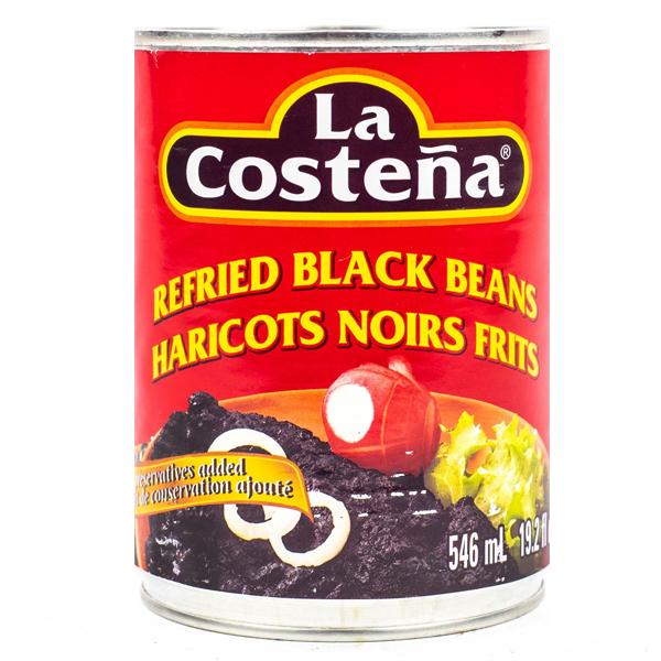 La Costena Refried Black Beans 546ml