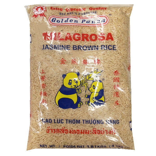 Golden Panda Milagrosa Jasmine Brown Glutinous Rice 4Lb
