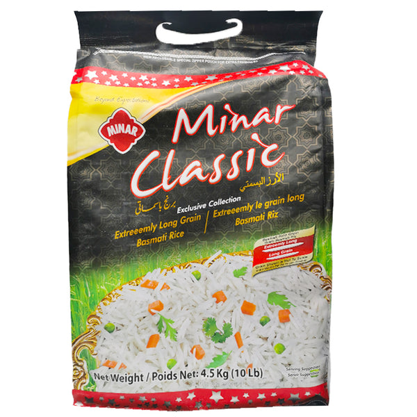 Minar Classic Basmati Rice 10LB