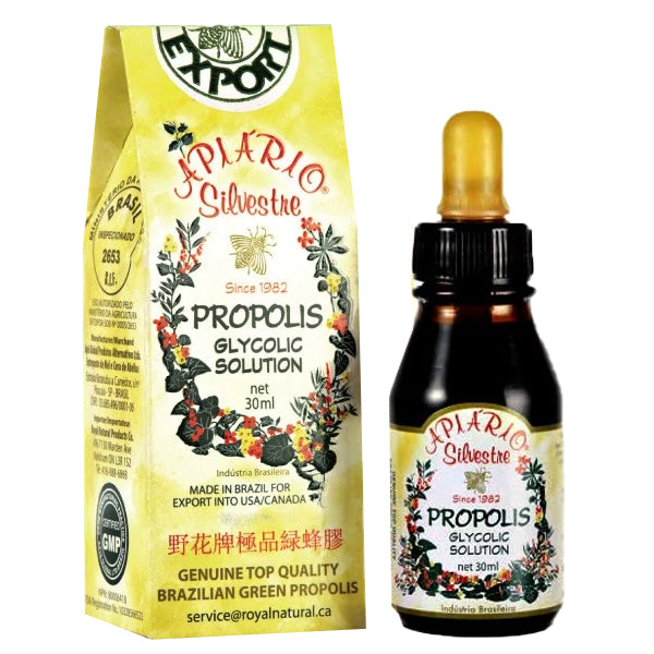 Brazilian Green Bee Propolis Liquid Glycolic Extract 30ml