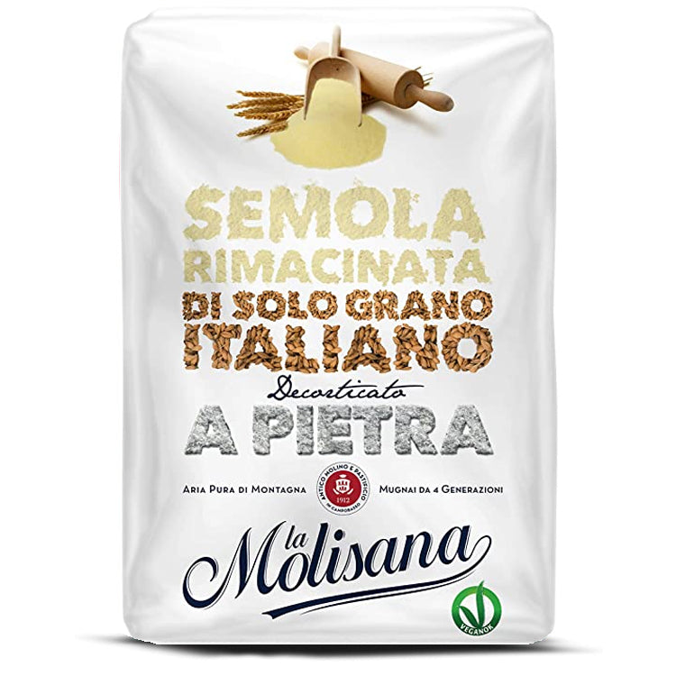 La Molisana Double Milled Durum Wheat Semolina Flour 1kg