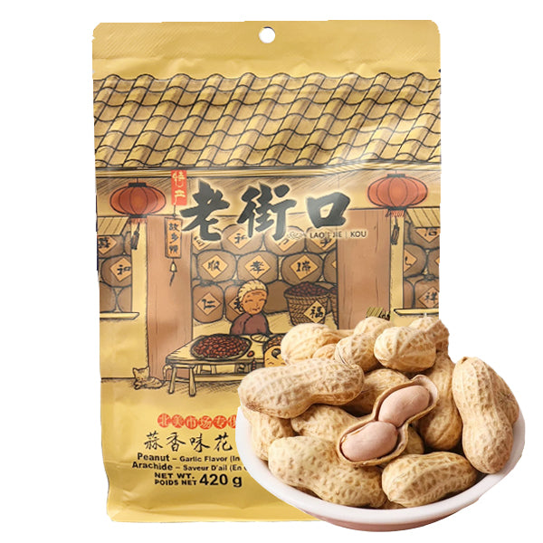 LJK Laojiekou Peanut-Garlic Flavor 420g