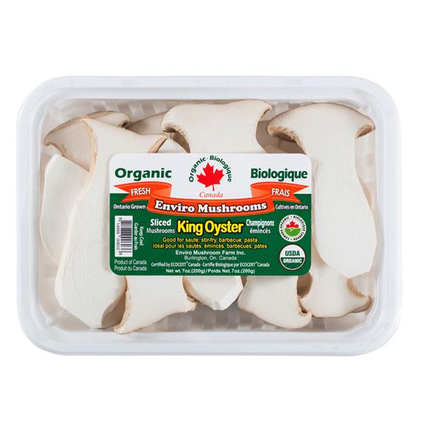 Organic King Oyster Slice Mushroom 200g