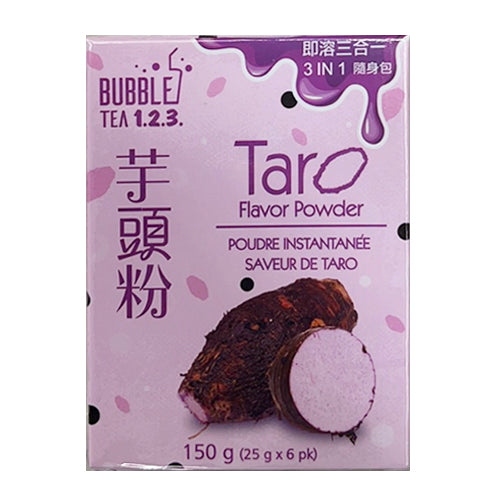 BUBBLE TEA 1.2.3 Taro Flavor Powder 150g