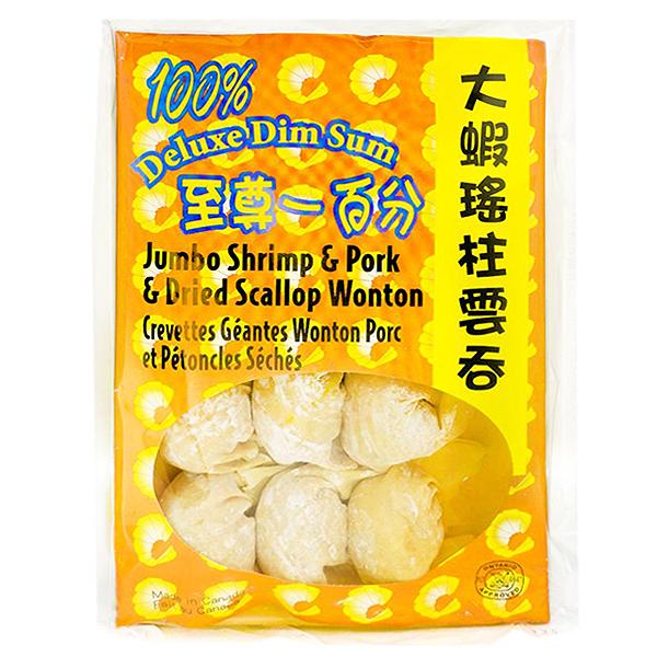 100%Jumbo Shrimp &Pork&Dried Scallop Wonton 250g