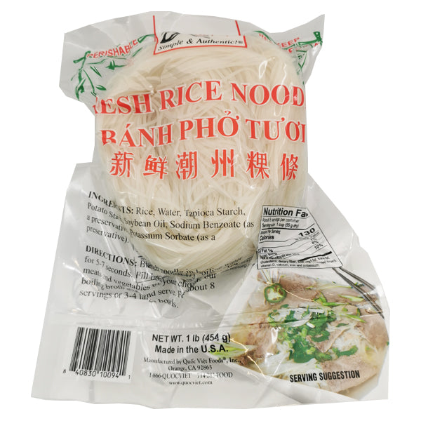 Simple & Authentic Fresh Rice  Noodle 454g