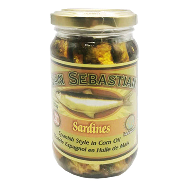 San Sebastian Spanish Sardines In Corn Oil 220g