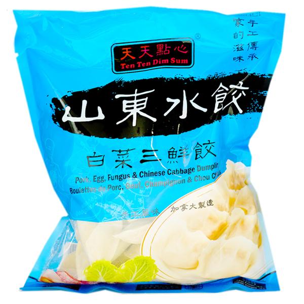 TenTen Shandong Dumplings-Pork, Egg, Fungus & Chinese Cabbage Dumplings 800g