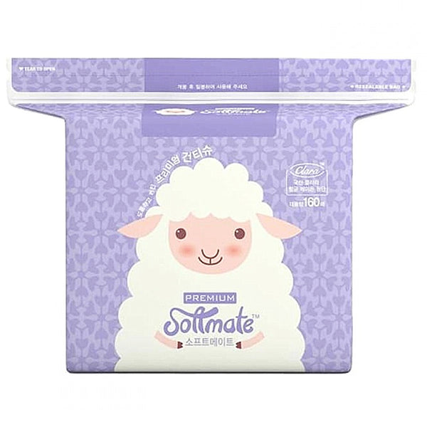 SOFTMATE Premium Nature Dry Tissue 160 SHEETS
