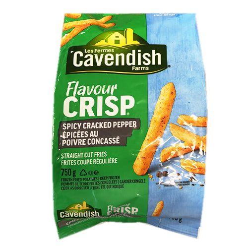 Cavendish Crispy Spicy Cracked Pepper Straight Cut Fries 750g