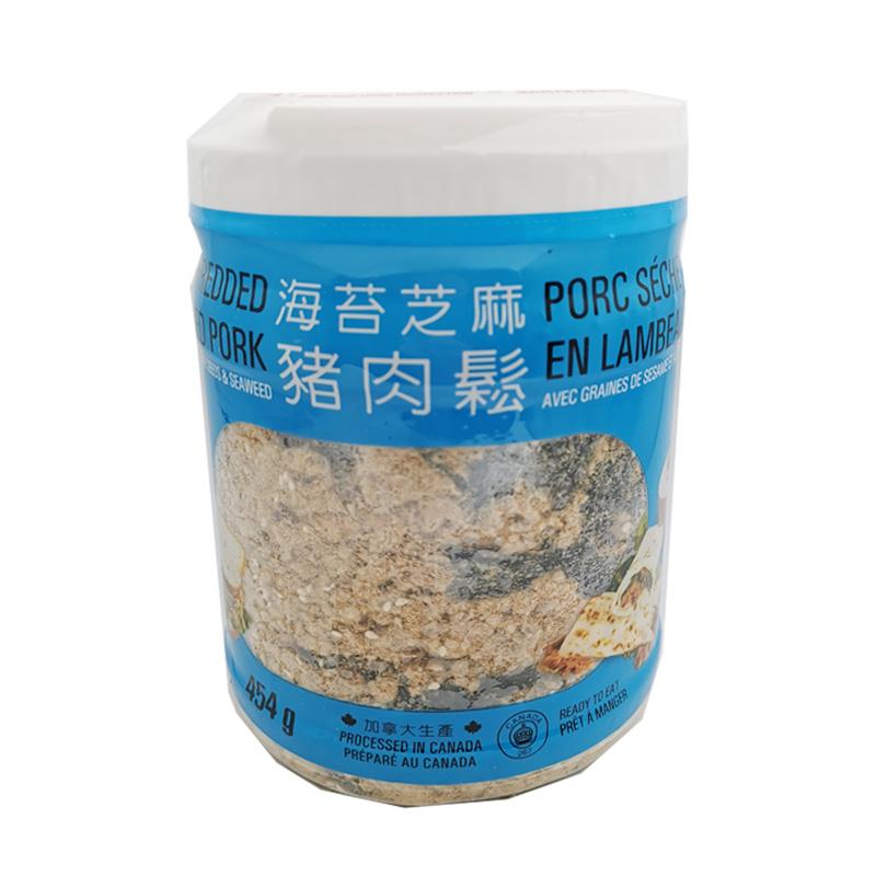 Soo Shredded Dried Pork With Sesame Seeds & Seaweed 454g