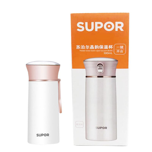 Supor Vacuum Bottle 300ml-Sakura Pink